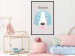 Wall Poster Be Kind - Blue Cheerful Dog and Motivational Slogan for Children 146620 additionalThumb 8