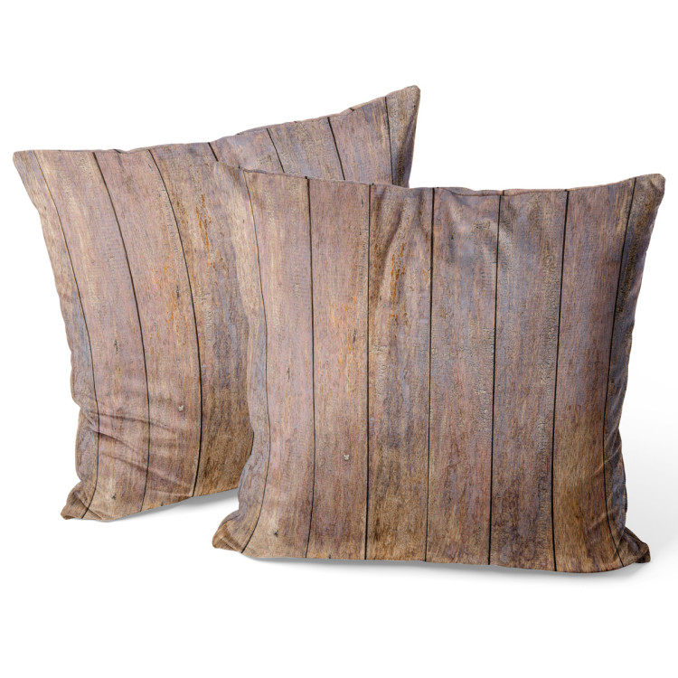 Sammets kudda Exotic wood - pattern imitating plank texture 147120 additionalImage 3