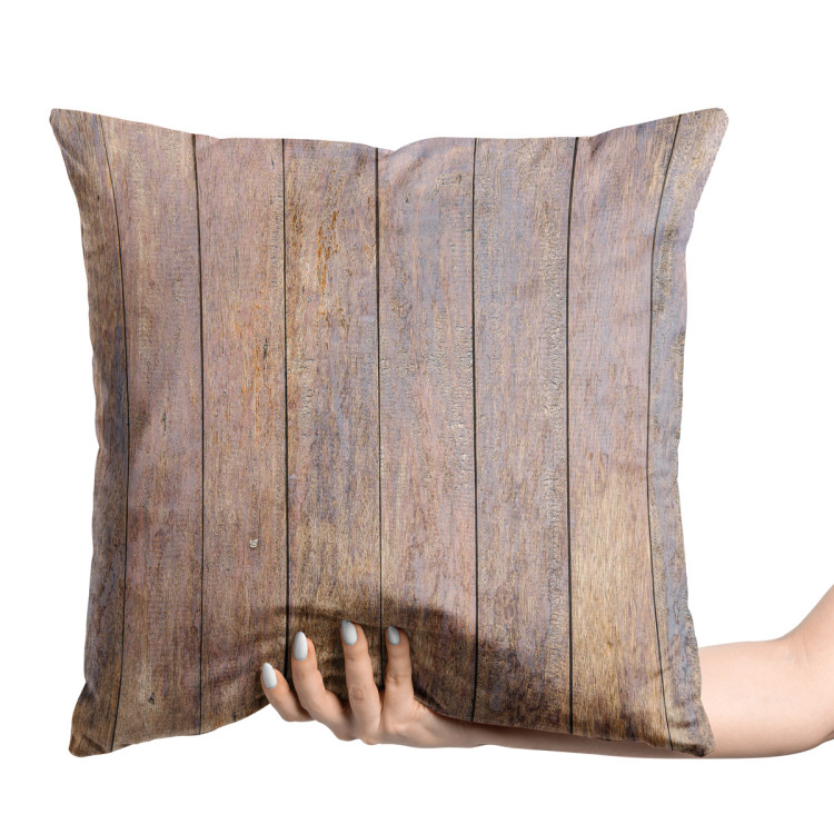 Sammets kudda Exotic wood - pattern imitating plank texture 147120 additionalImage 2