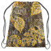 Sportbeutel Meander ornament - gold and black abstract motif with leaves 147420 additionalThumb 2