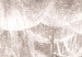 Okrągły obraz Delikatny puszek - zdjęcie dmuchawca w kolorach sepii 148620 additionalThumb 3