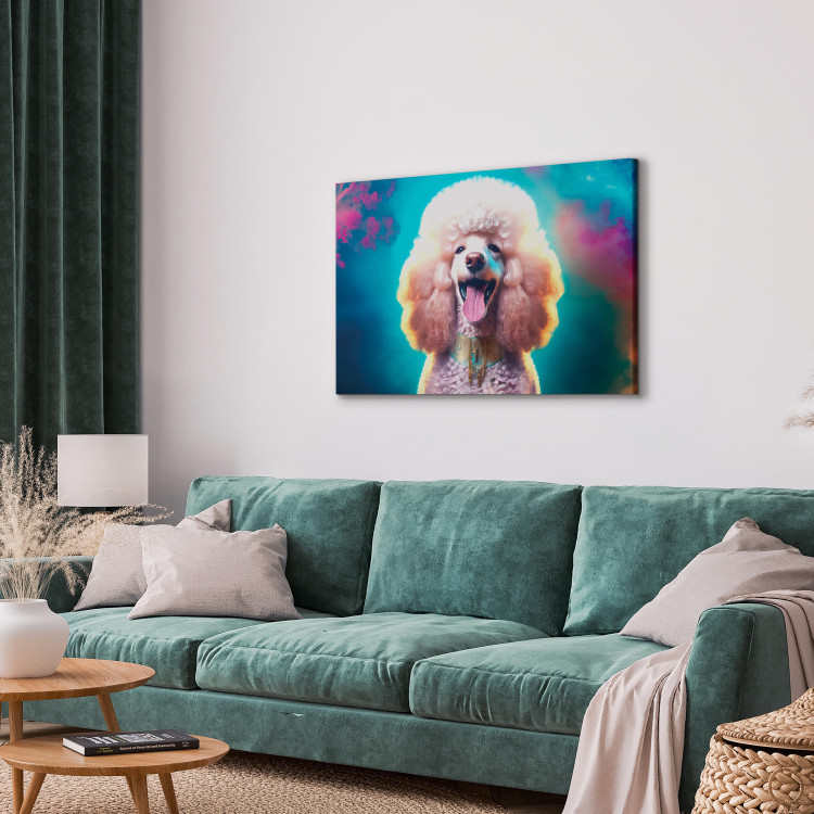 Konst AI Fredy the Poodle Dog - Joyful Animal in a Candy Frame - Horizontal 150220 additionalImage 10
