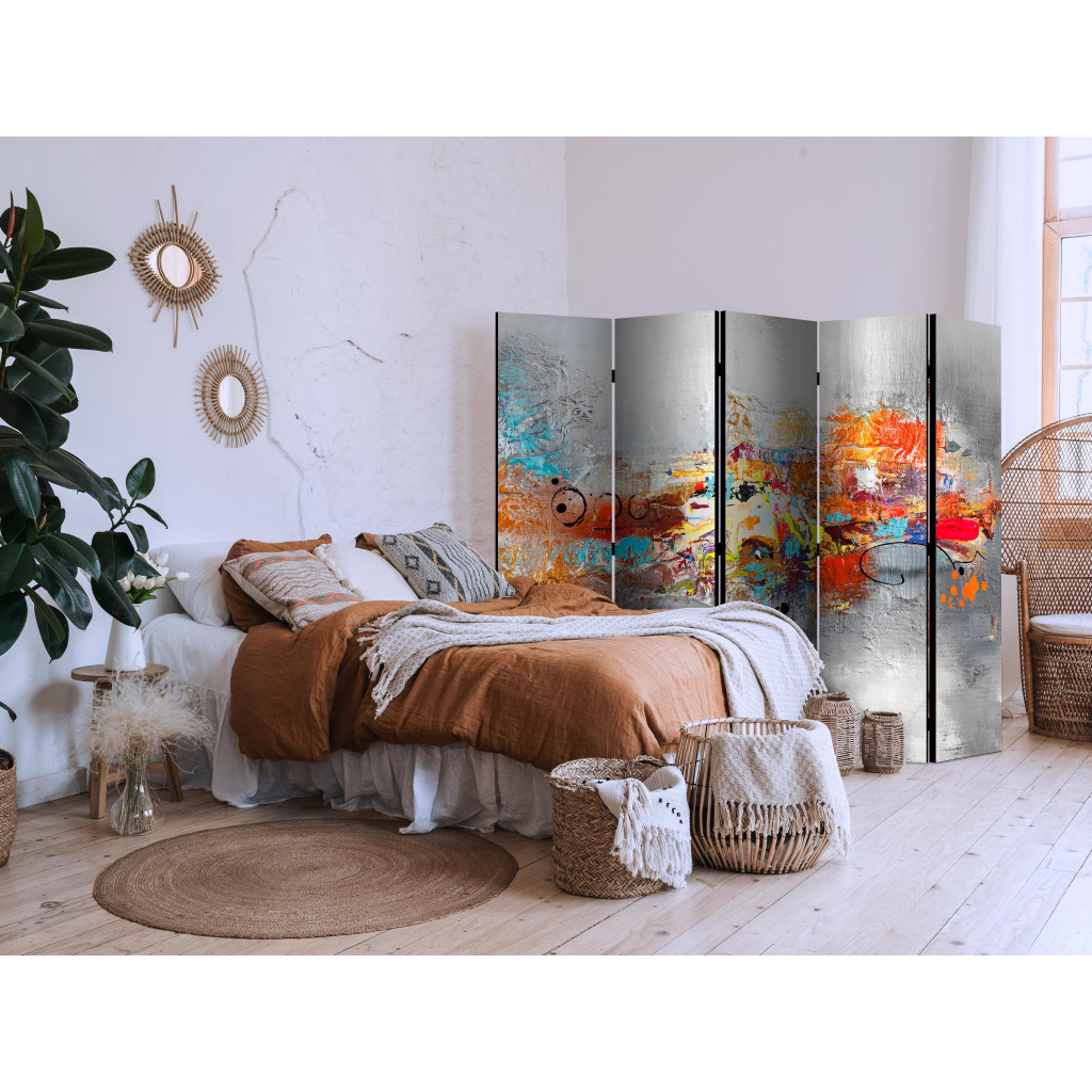 Decoratieve Kamerverdelers  Dominanta - Colorful Abstraction II [Room Dividers]