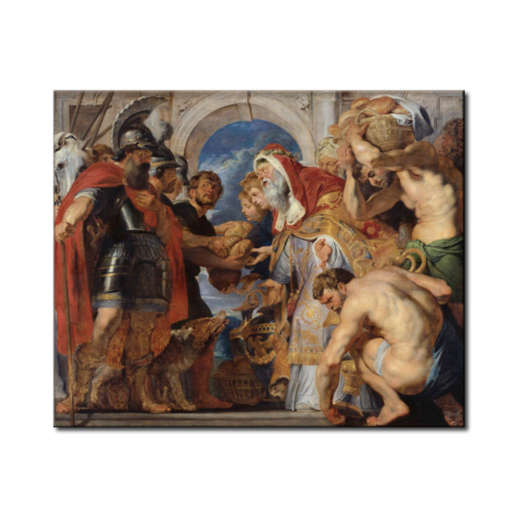 Schilderij  Peter Paul Rubens: The Meeting Between Abraham And Melchizedek