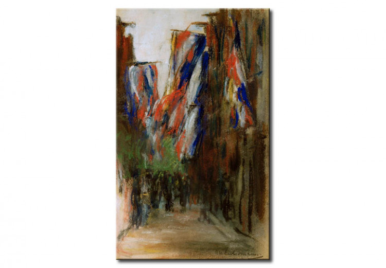 Quadro famoso Strada olandese con bandiere 53420