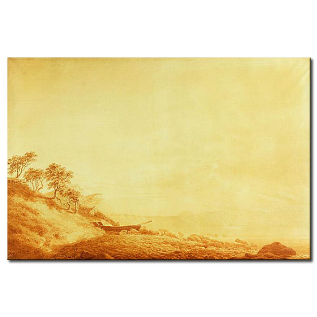 Schilderij  Caspar David Friedrich: Looking Towards Arkona At Sunrise