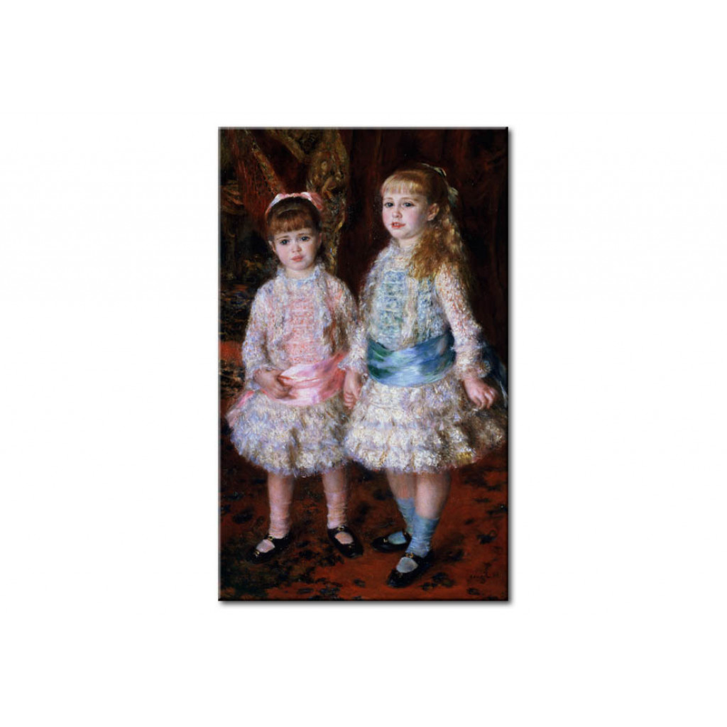 Schilderij  Pierre-Auguste Renoir: Pink And Blue Or, The Cahen D'Anvers Girls