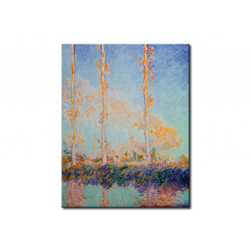 Schilderij  Claude Monet: The Three Poplars, Autumn