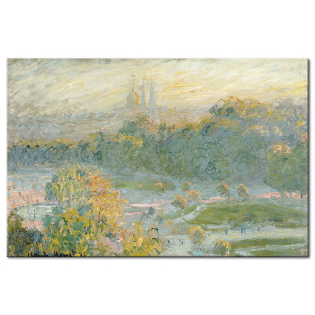 Schilderij  Claude Monet: The Tuileries (study)