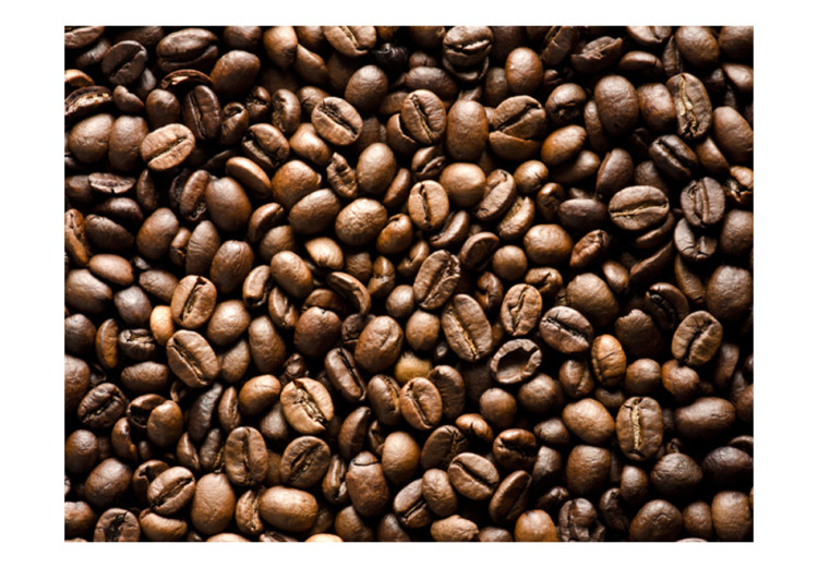 Carta da parati Chicchi di caffè - modello marrone con grani ideale per cucina o caffetteria 60220 additionalImage 1