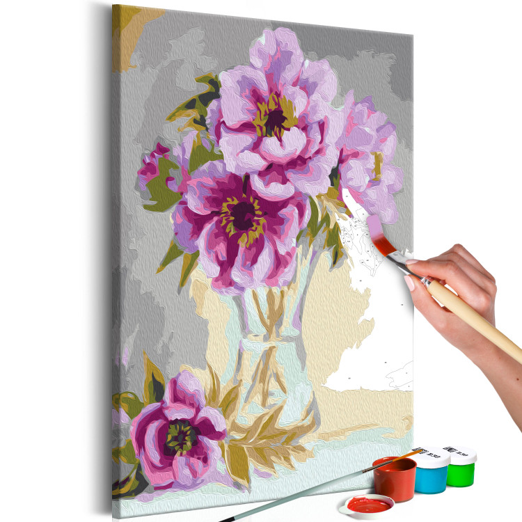 Wandbild zum Ausmalen Blumen in der Vase 107130 additionalImage 3