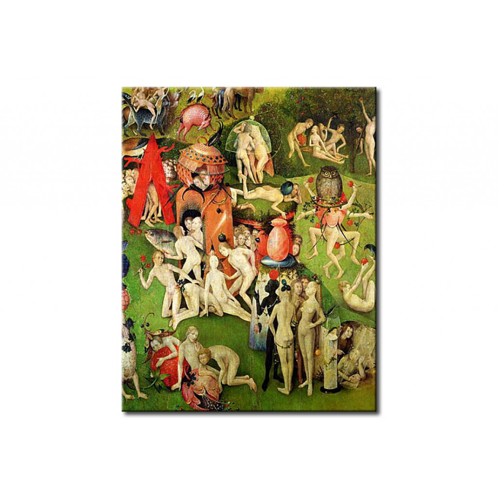 Reprodukcja Obrazu The Garden Of Earthly Delights: Allegory Of Luxury, Central Panel Of Triptych
