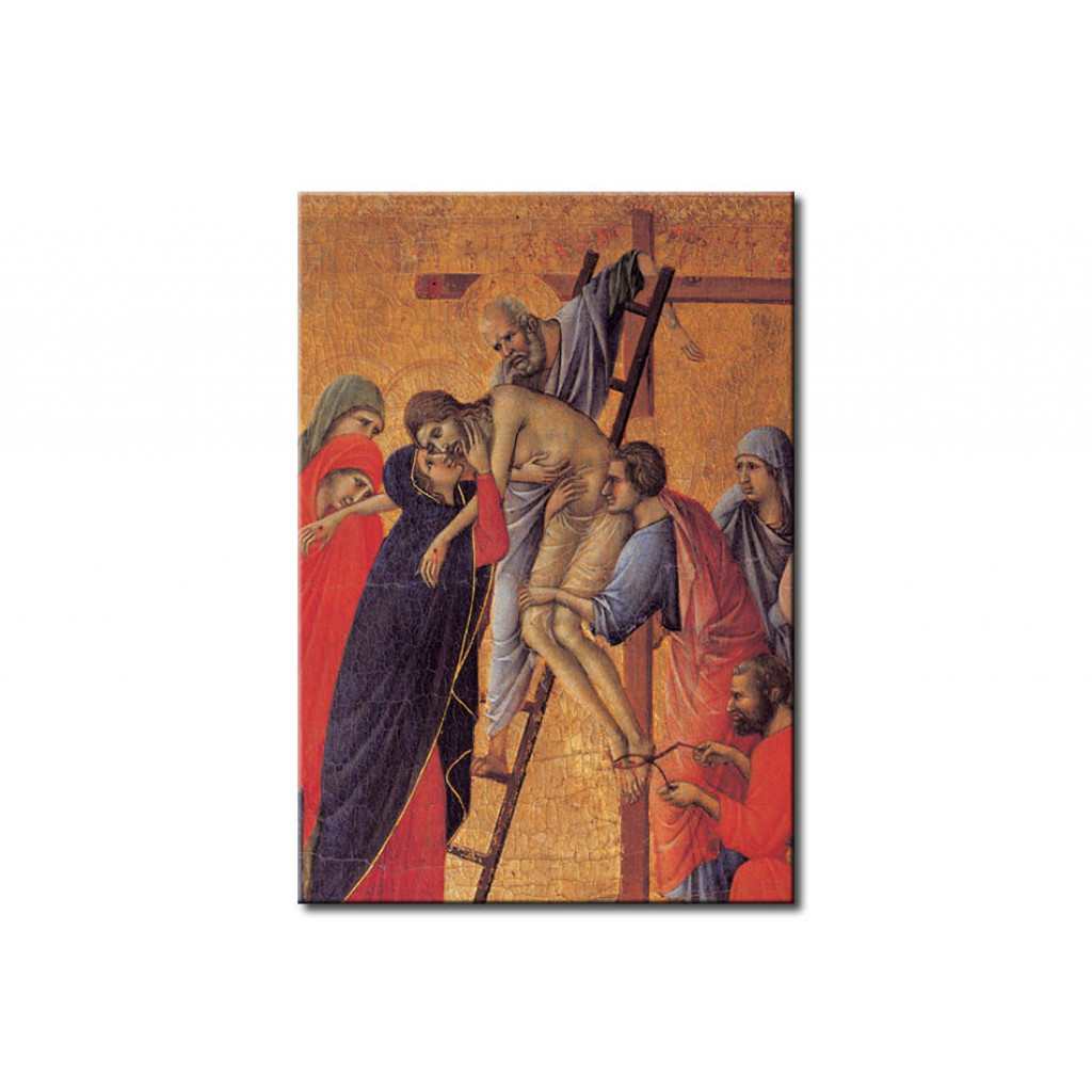 Schilderij  Duccio Di Buoninsegna: Deposition From The Cross