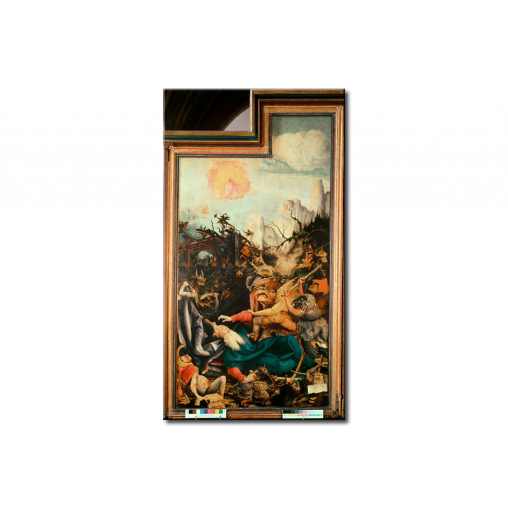 Schilderij  Matthias Grünewald: Temptation Of St Anthony