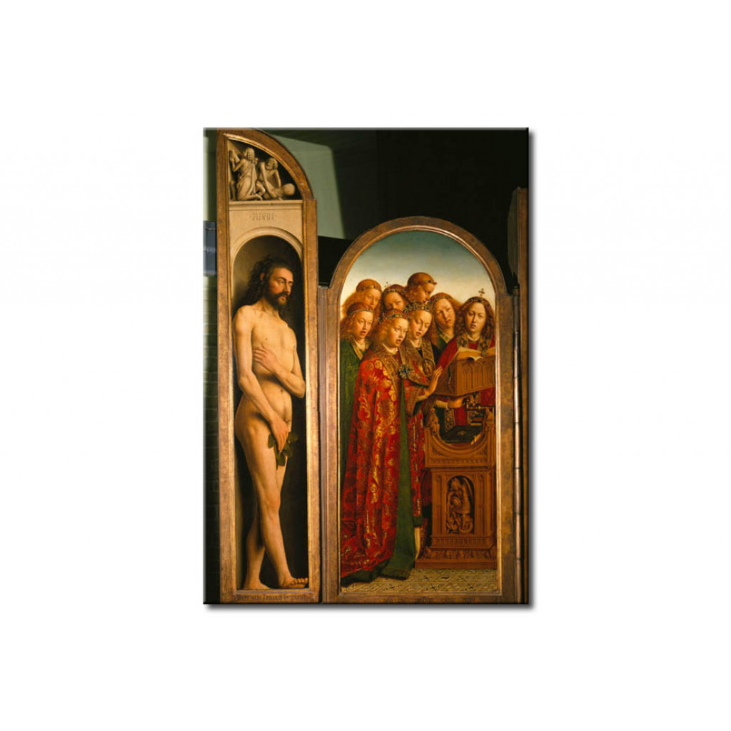 Schilderij  Jan Van Eyck: Adam