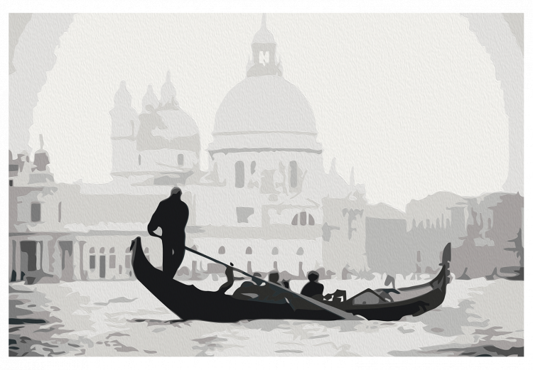 Paint by number Black and White Venice 134630 additionalImage 4