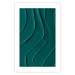 Poster Dark Green Abstraction - Clear Structure of Matter and Forms 149730 additionalThumb 21