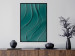 Poster Dark Green Abstraction - Clear Structure of Matter and Forms 149730 additionalThumb 13