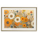 Cartel Orange Composition - Flowers in a Meadow in the Style of Klimt’s Paintings 151130 additionalThumb 24