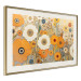 Cartel Orange Composition - Flowers in a Meadow in the Style of Klimt’s Paintings 151130 additionalThumb 9