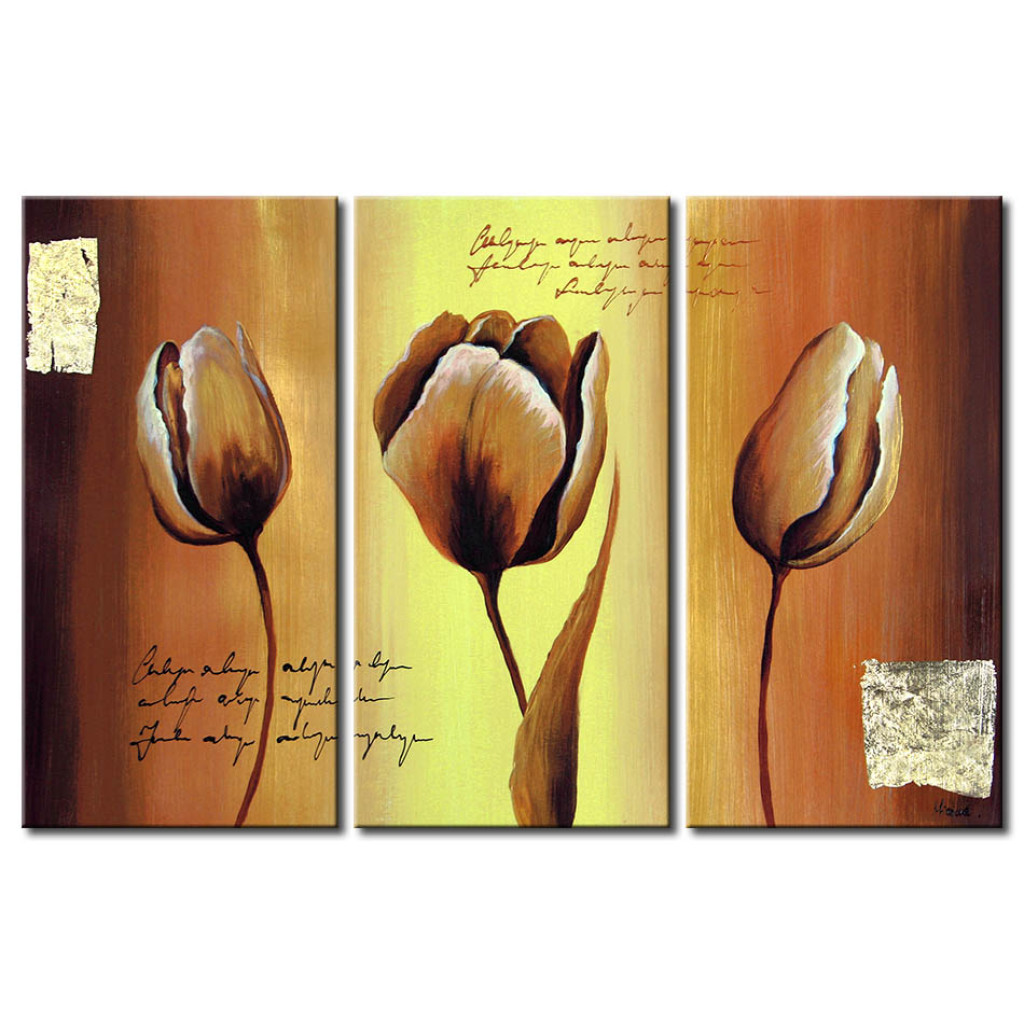 Schilderij  Tulpen: Stijlvolle Tulpen