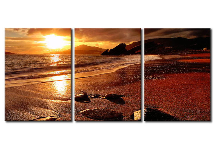 Obraz Zachód słońca na plaży 50630