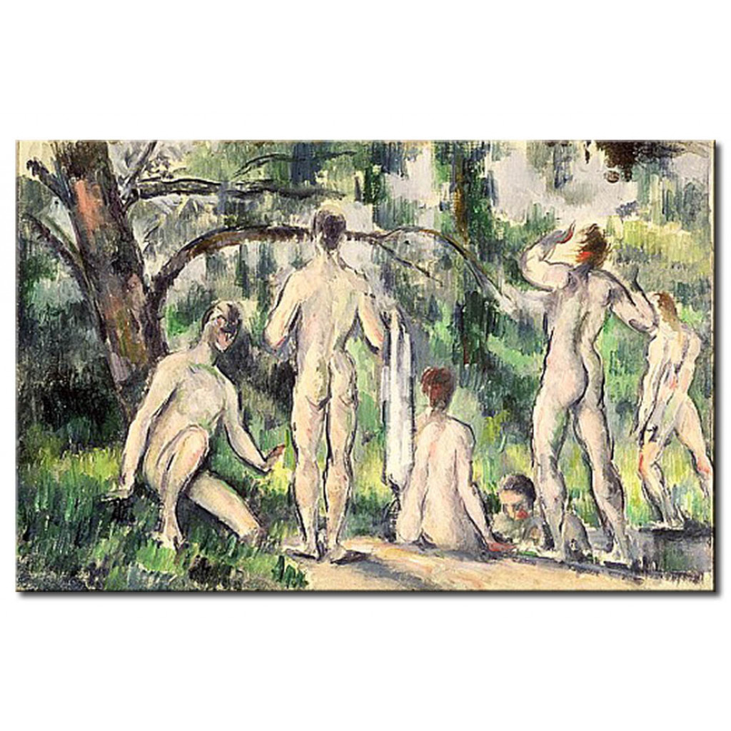 Schilderij  Paul Cézanne: Study Of Bathers