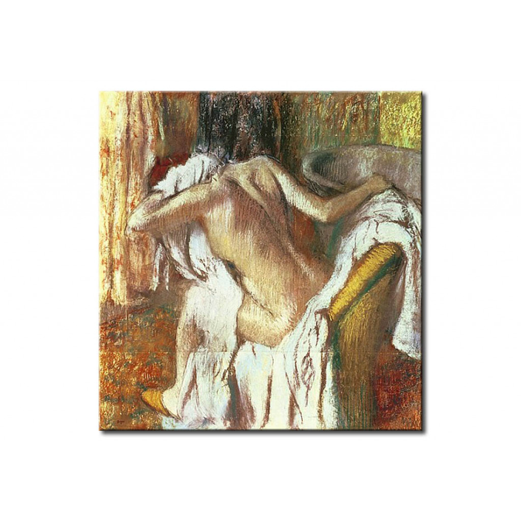 Schilderij  Edgar Degas: Woman Drying Herself