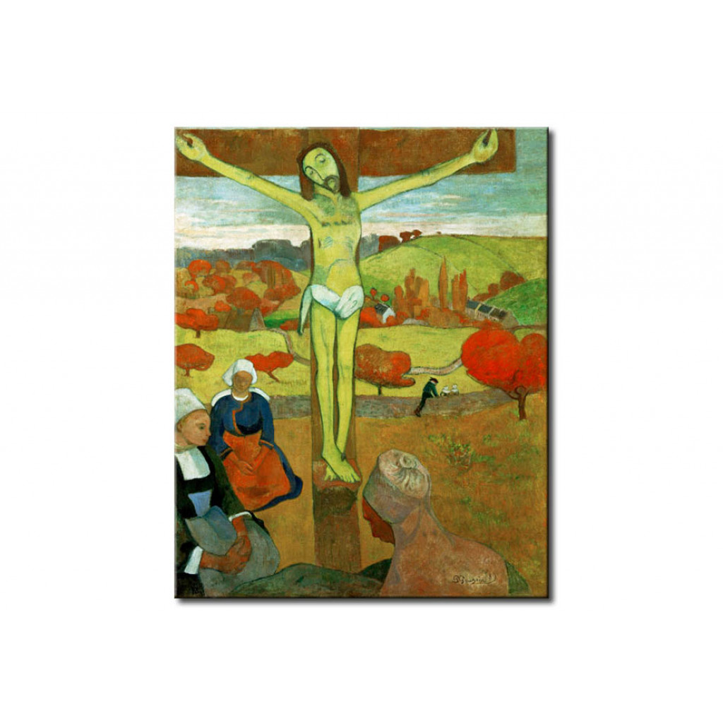 Schilderij  Paul Gauguin: Gekreuzigter Christus Oder Der Gelbe Christus