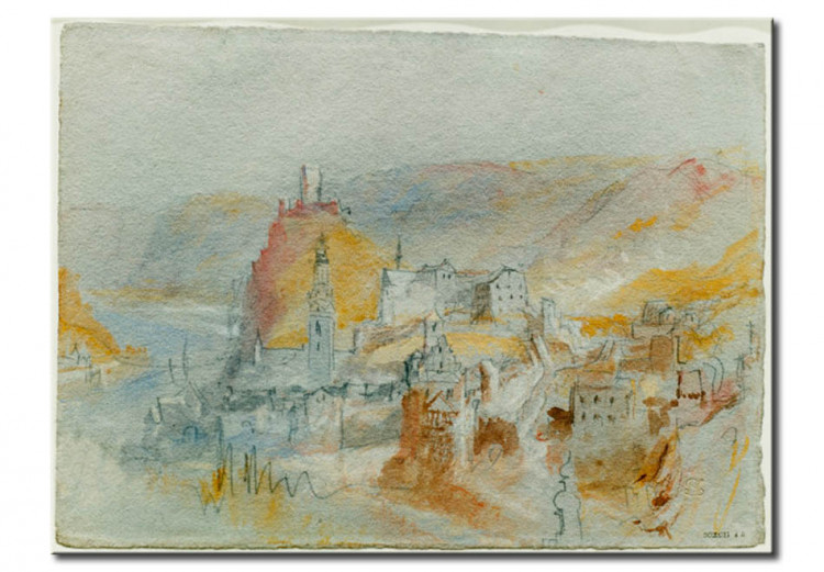 Riproduzione quadro Visto dall'alto la valle del Endertal da Cochem 52830
