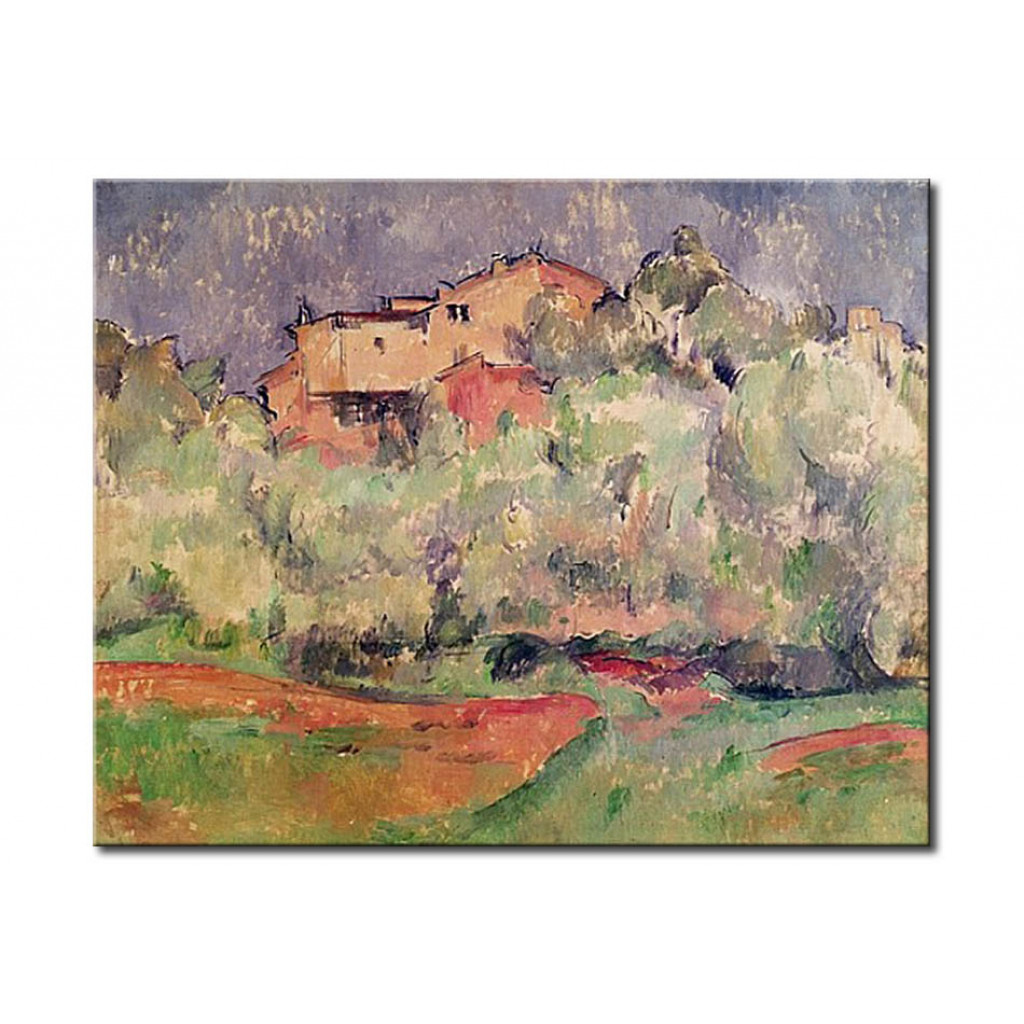 Schilderij  Paul Cézanne: The House At Bellevue