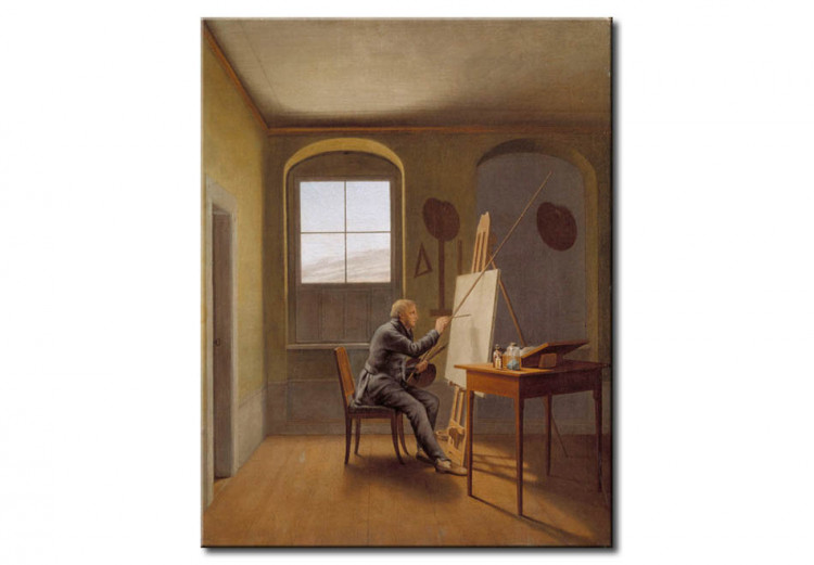 Riproduzione quadro Caspar David Friedrich nel suo studio 54030