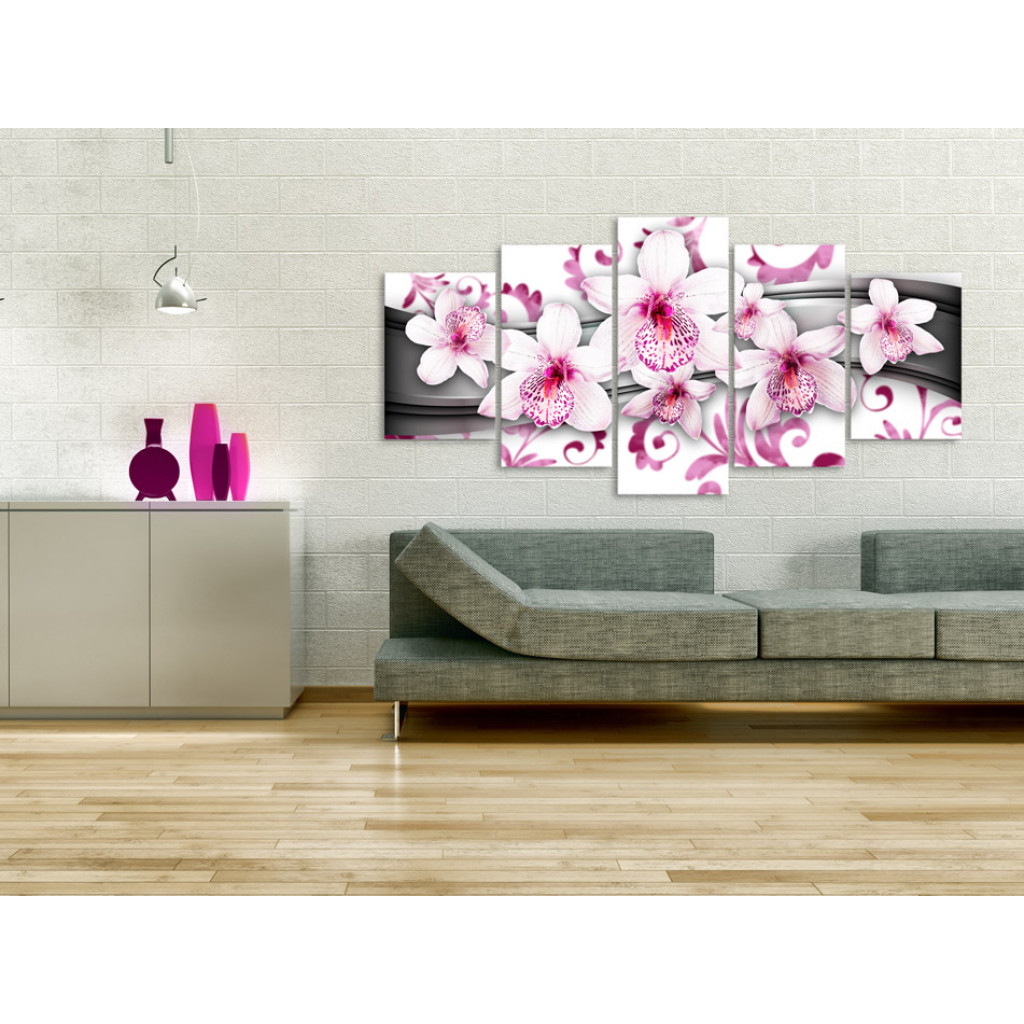 Schilderij  Orchideeën: Pleasure Of Pink