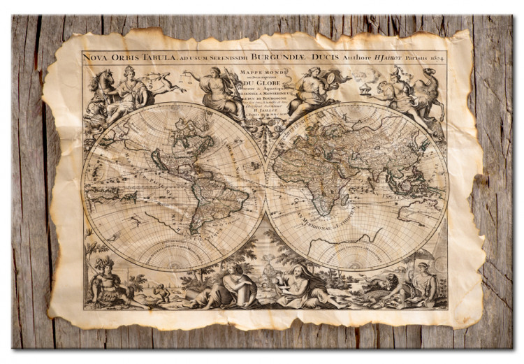 Tablero decorativo en corcho Map of the Past [Cork Map] 92230 additionalImage 2
