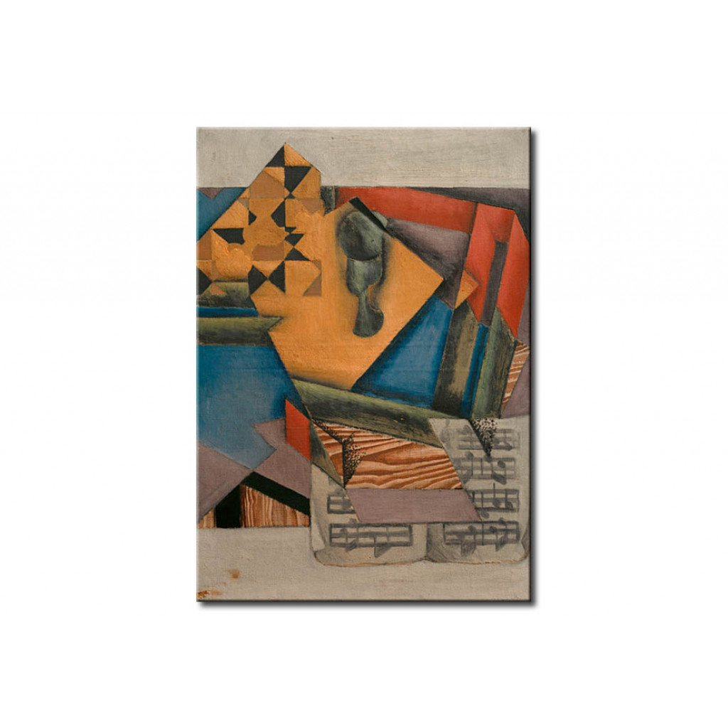 Schilderij  Juan Gris: Sheet Of Music
