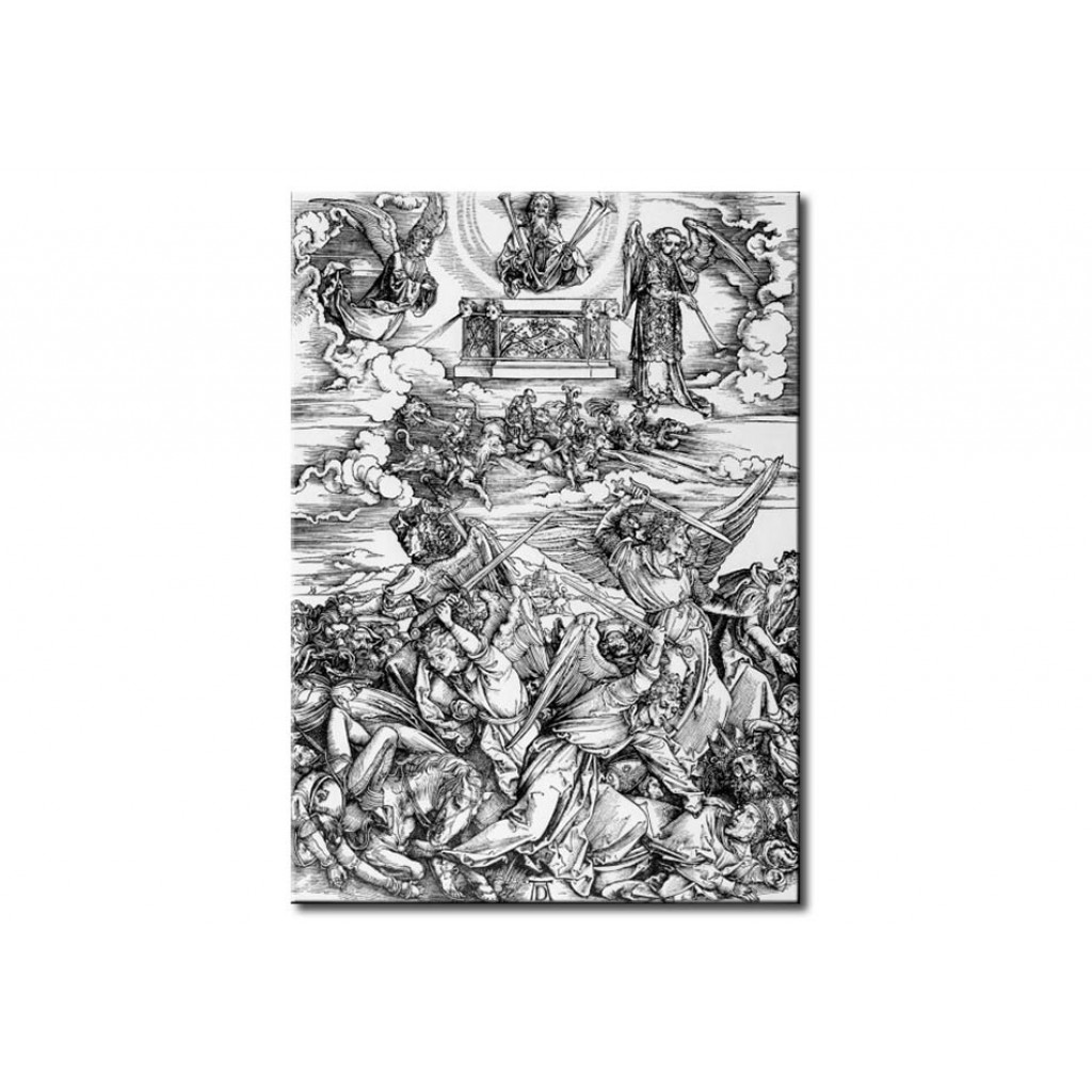 Schilderij  Albrecht Dürer: The Four Angels Of Euphrat