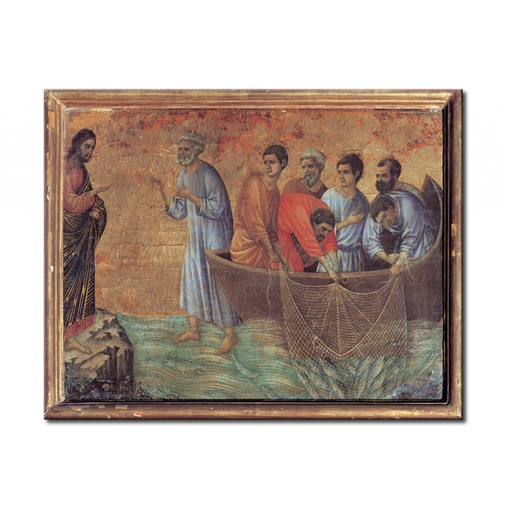 Reprodução Do Quadro Famoso The Appearance Of Christ On Lake Tiberias And The Miraculous Draught Of Fish