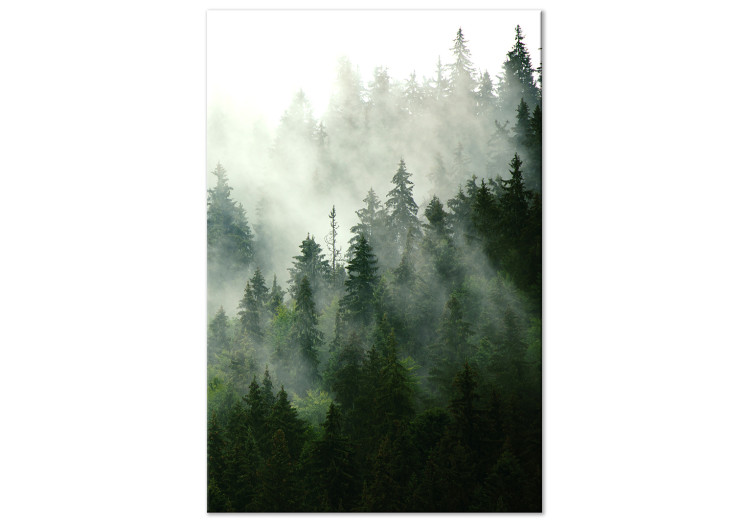 Leinwandbild Coniferous Forest (1 Part) Vertical