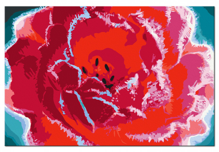 Obraz do malowania po numerach Zmrożone tulipany 132040 additionalImage 6