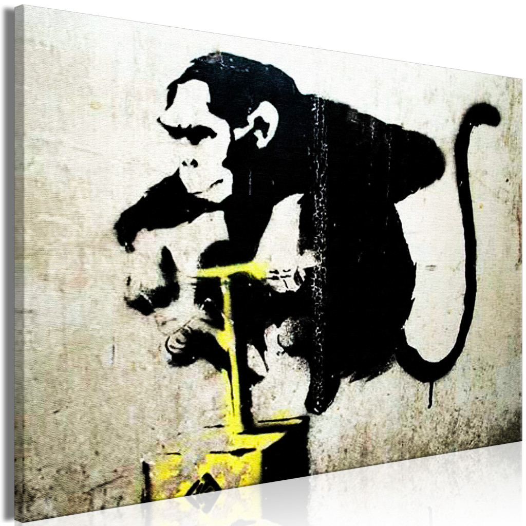 Duży Obraz XXL Monkey TNT Detonator By Banksy [Large Format]