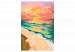 Obraz do malowania po numerach Różowe morze 137940 additionalThumb 3