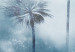 Foto Tapete Tropische Brise - bewölkte Landschaft, die Palmen und Vögel darstellt 138740 additionalThumb 3