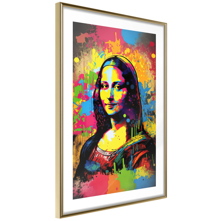 Cartel Colorful Portrait - A Work of Leonardo Da Vinci Generated by AI 151140 additionalImage 3