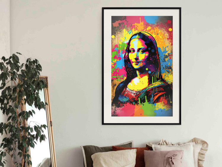 Cartel Colorful Portrait - A Work of Leonardo Da Vinci Generated by AI 151140 additionalImage 17