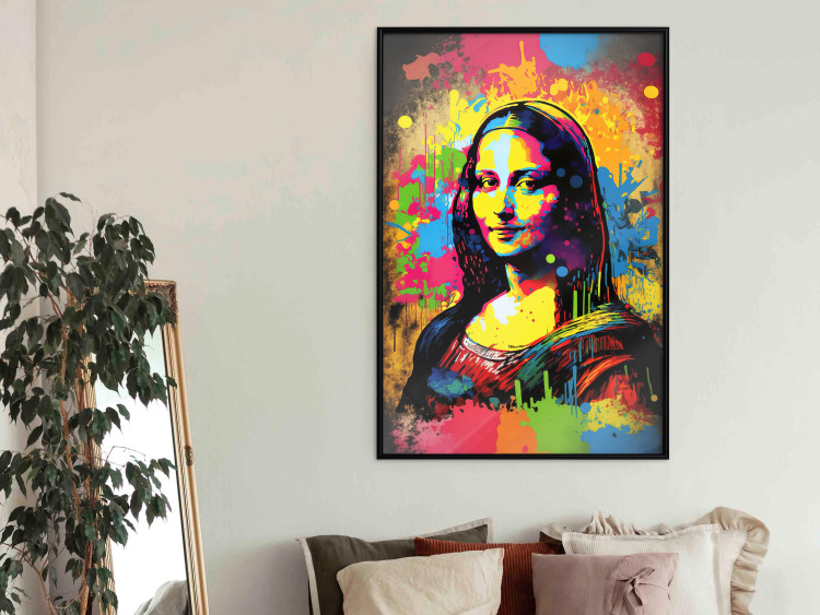 Cartel Colorful Portrait - A Work of Leonardo Da Vinci Generated by AI 151140 additionalImage 25