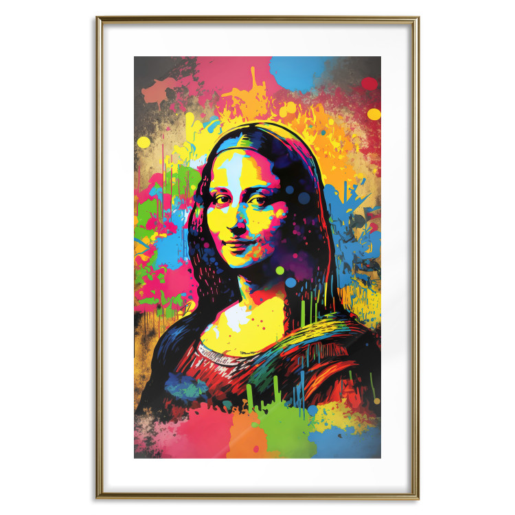 Cartel Colorful Portrait - A Work of Leonardo Da Vinci Generated by AI 151140 additionalImage 20