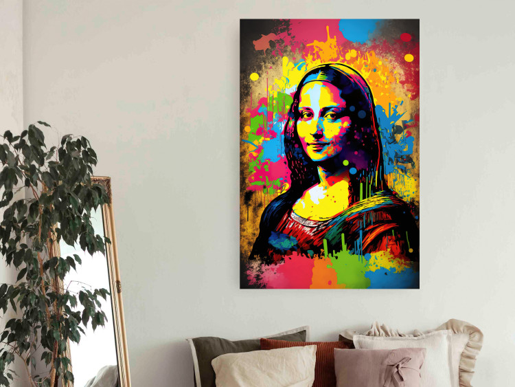 Cartel Colorful Portrait - A Work of Leonardo Da Vinci Generated by AI 151140 additionalImage 7