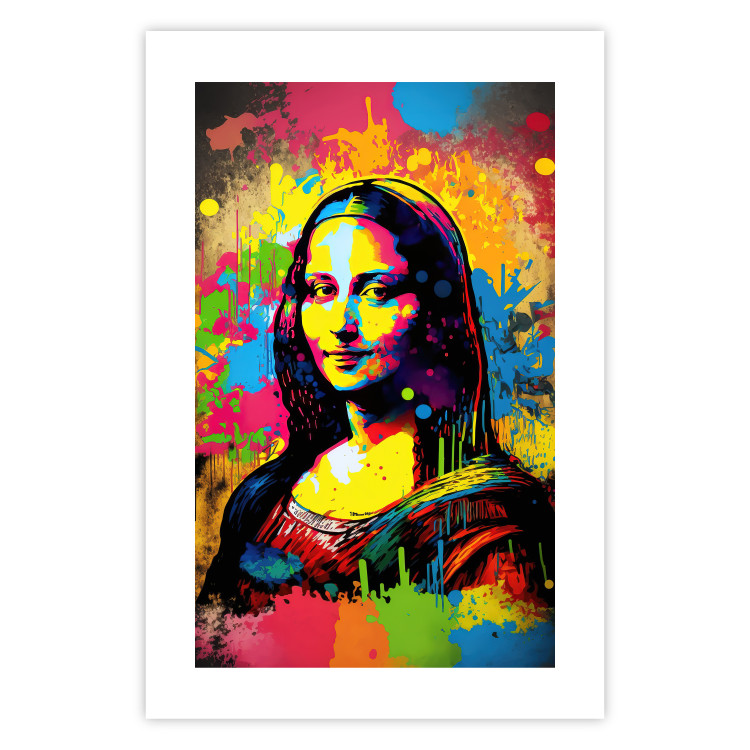 Cartel Colorful Portrait - A Work of Leonardo Da Vinci Generated by AI 151140 additionalImage 19