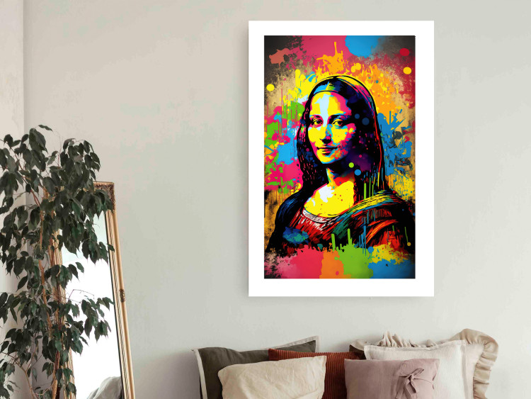 Cartel Colorful Portrait - A Work of Leonardo Da Vinci Generated by AI 151140 additionalImage 8
