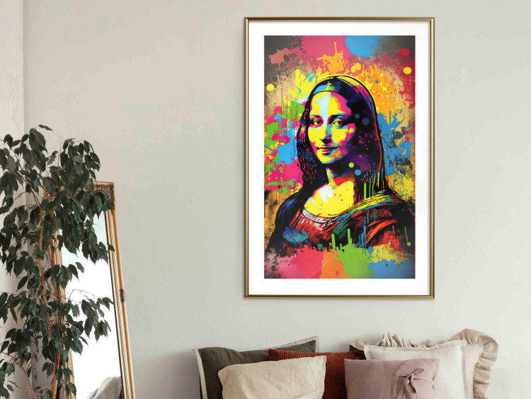 Cartel Colorful Portrait - A Work of Leonardo Da Vinci Generated by AI 151140 additionalImage 18